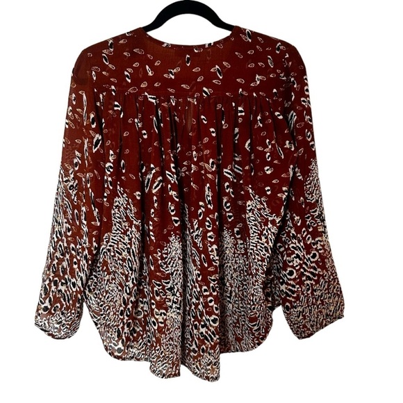 Anthropologie See You Soon Women's Bohemian Blouse - Picture 5 of 10